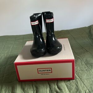 Hunter Gloss Black Boots